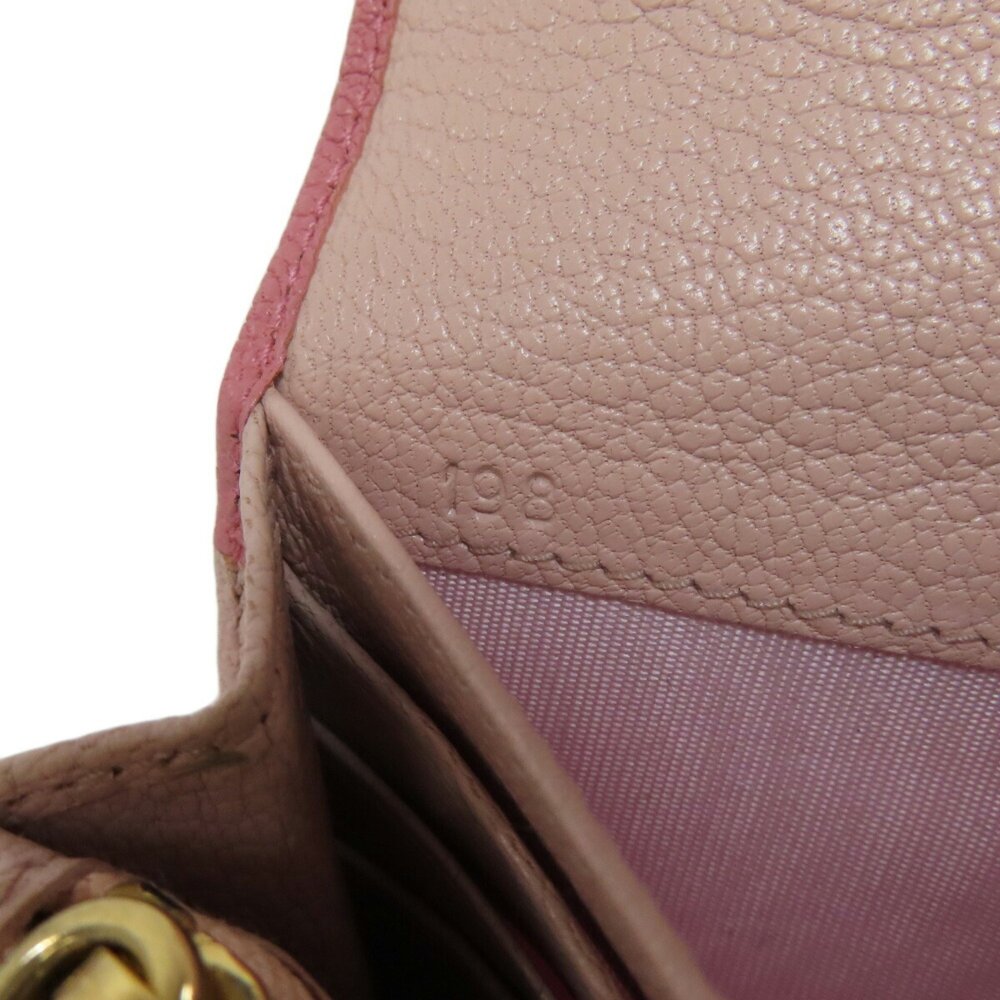 Miu Miu Ribbon Long Wallet Leather Women's - image 7